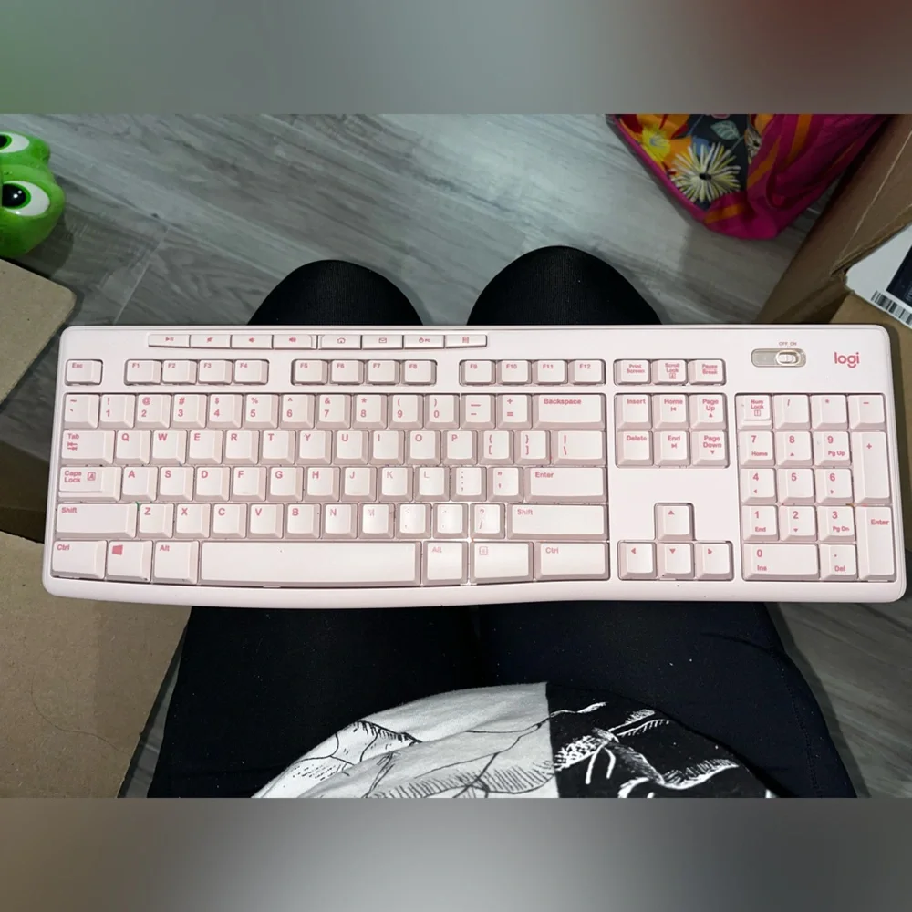 Pink Bluetooth Keyboard
